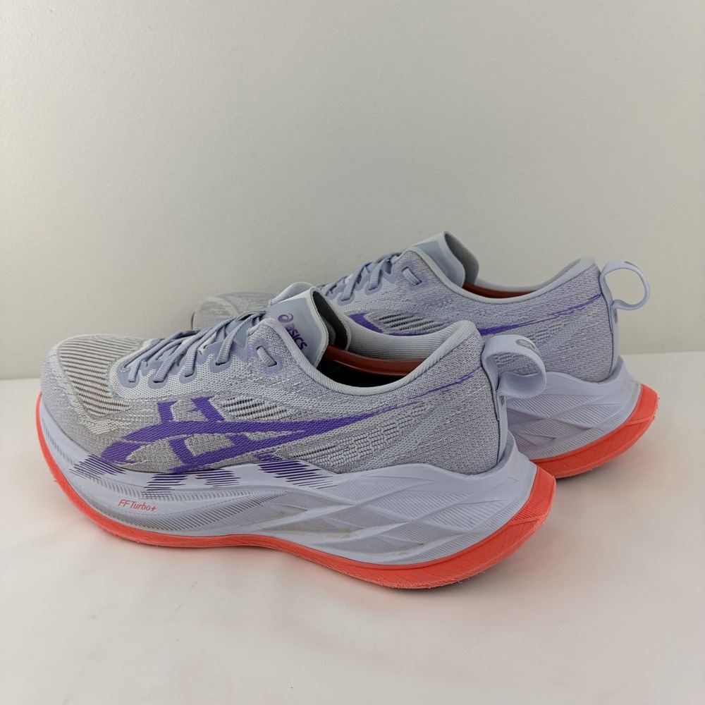 ASICS Superblast 2 Men Running Shoes Light Gray Purple Coral US 9 1013A142 - Picture 4 of 9